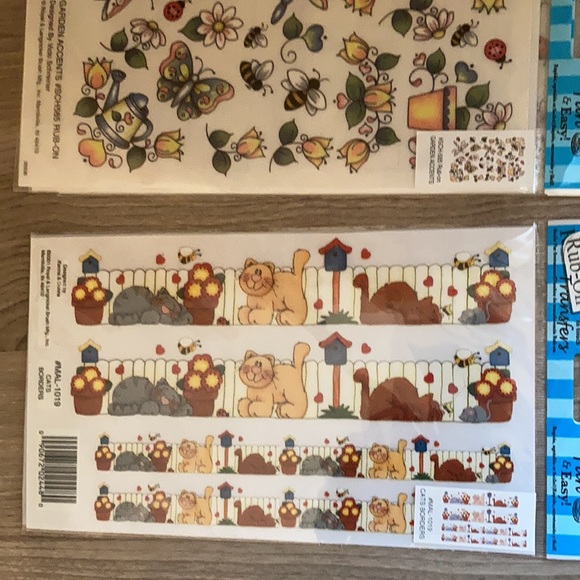 E-Z rub on transfers acid free smooth fun fast art project - Picture 6 of 16